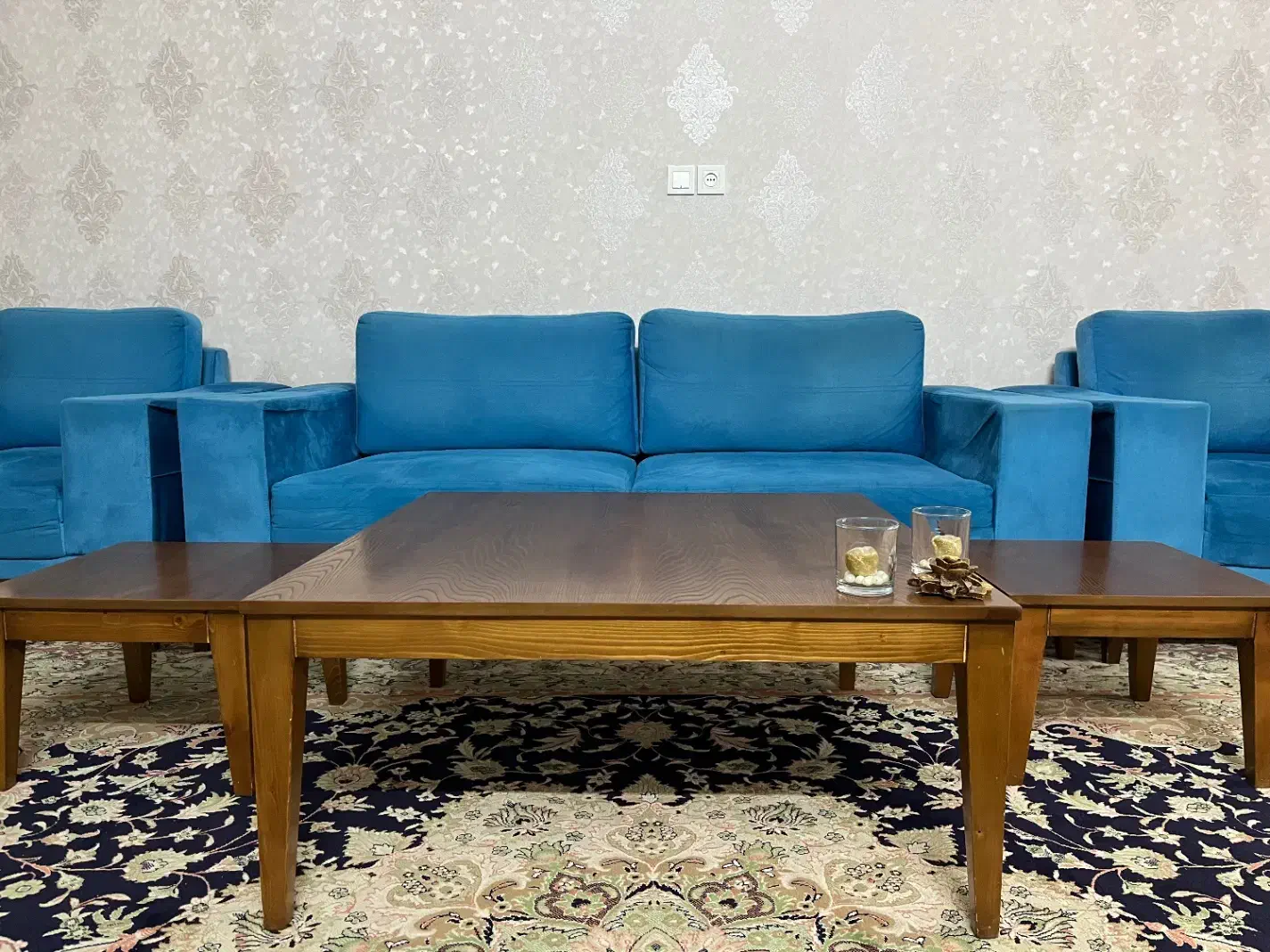 مبل راحتی ۷ نفره با کلاف خیلی محکم|مبلمان خانگی و میز عسلی|مشهد, فرهنگ|دیوار