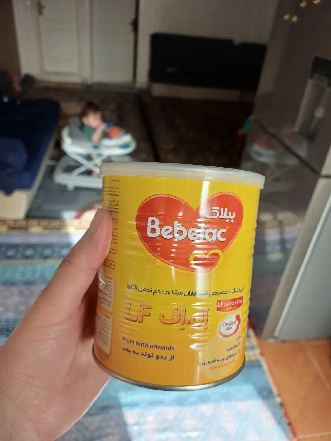 قوطی خالی فلزی شیر خشگ|ظروف نگهدارنده، پلاستیکی، یکبارمصرف|قدس, شهرقدس|دیوار