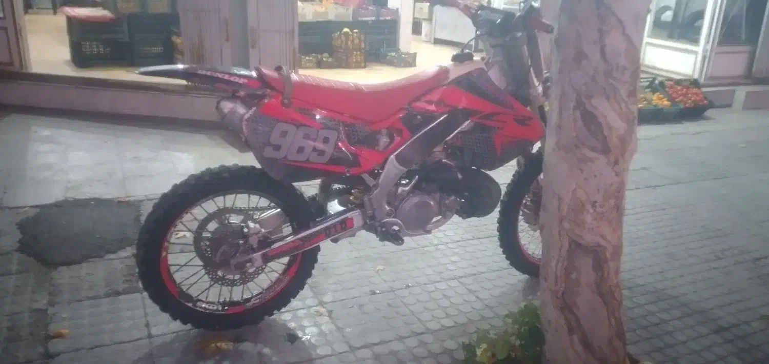 کراس cr250|موتورسیکلت|صحنه, |دیوار