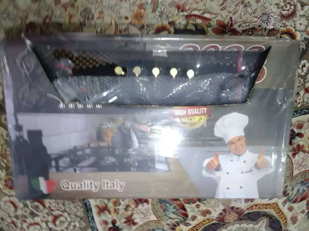 اجاق گاز صفحه ای  ایتالیایی اصل  ۵ شعله رنگ مشگی|اجاق گاز و لوازم برقی پختوپز|بروجن, |دیوار