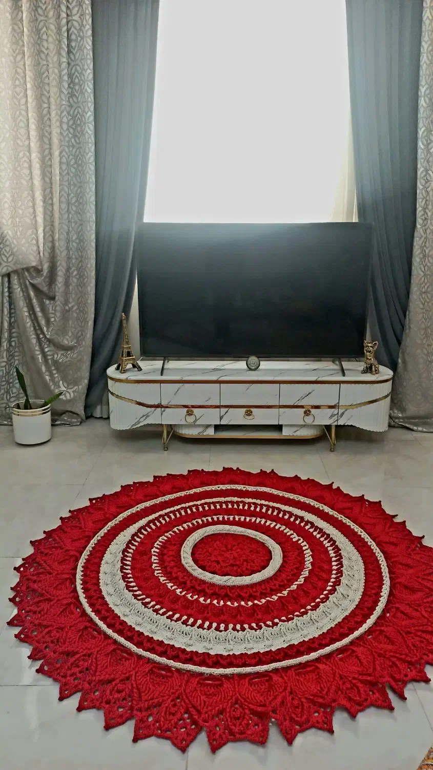 فرشینه مکرومه ۳ سوزنه|فرش|تهران, اقدسیه|دیوار