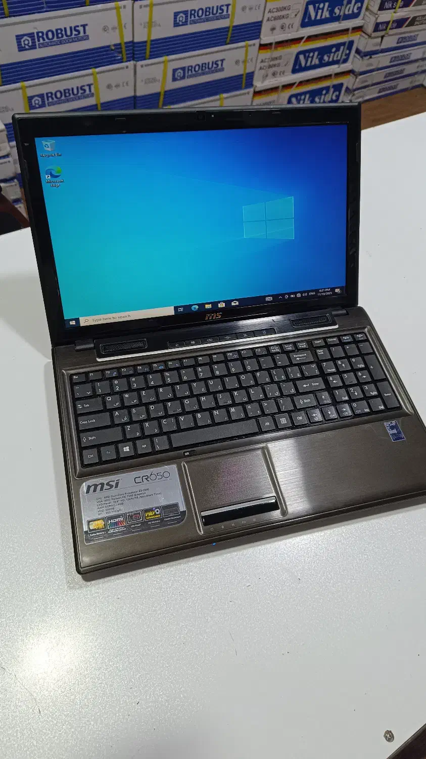 لپتاپ msi در حد نو کاملا سالم)بدون خط وخش)|رایانه همراه|ایلام, |دیوار