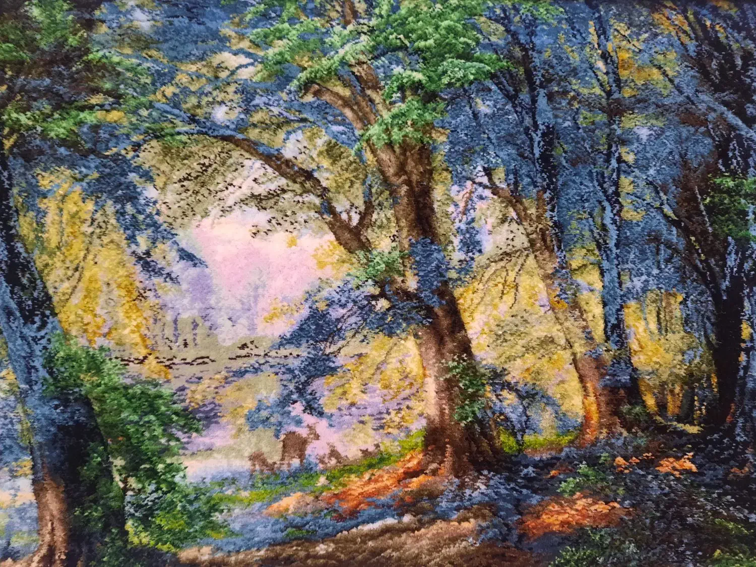 تابلو فرش دست بافت|تابلو فرش|آمل, |دیوار