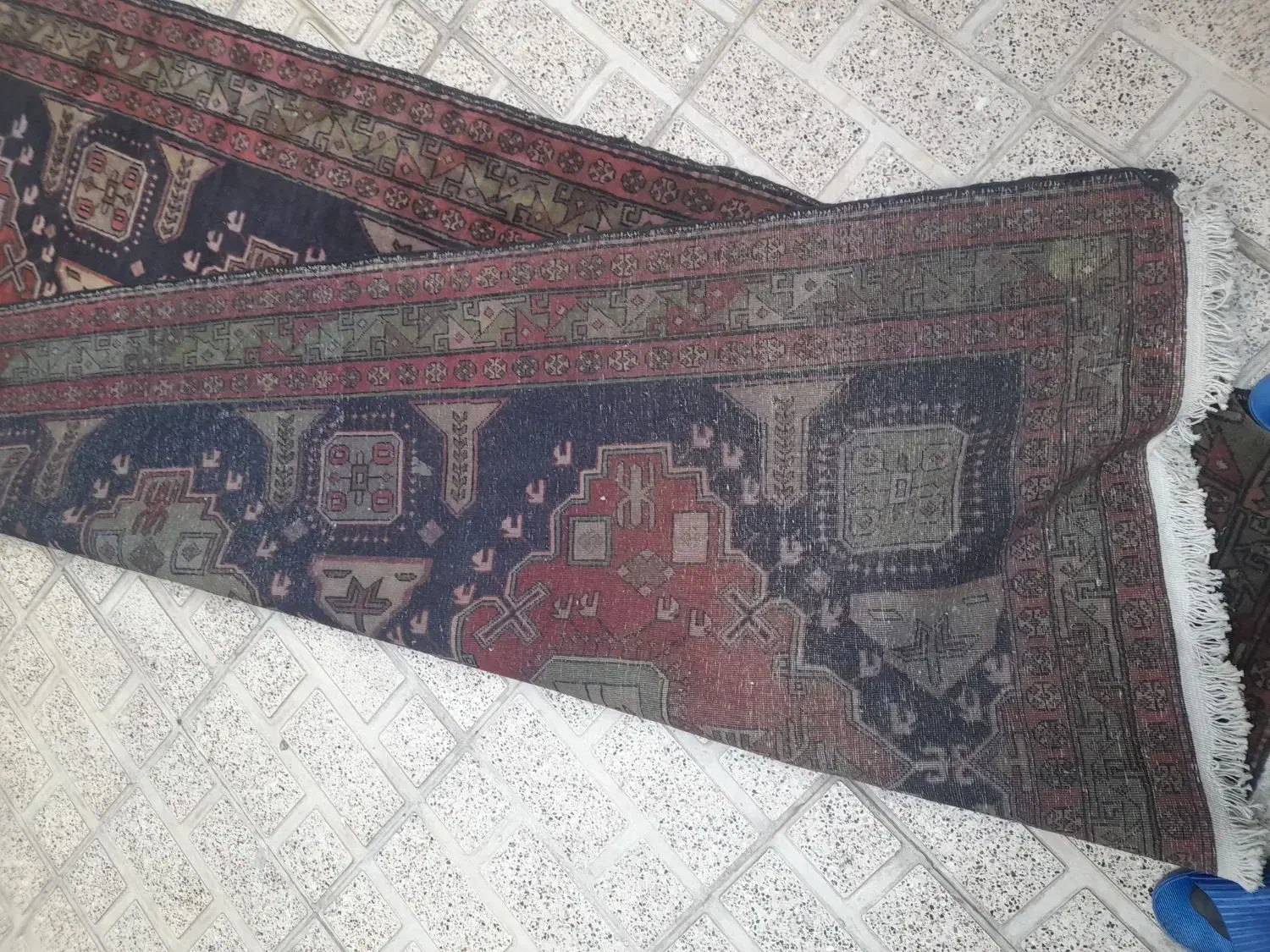 قالچه دستباف|فرش|تهران, شکوفه (عبدل آباد)|دیوار