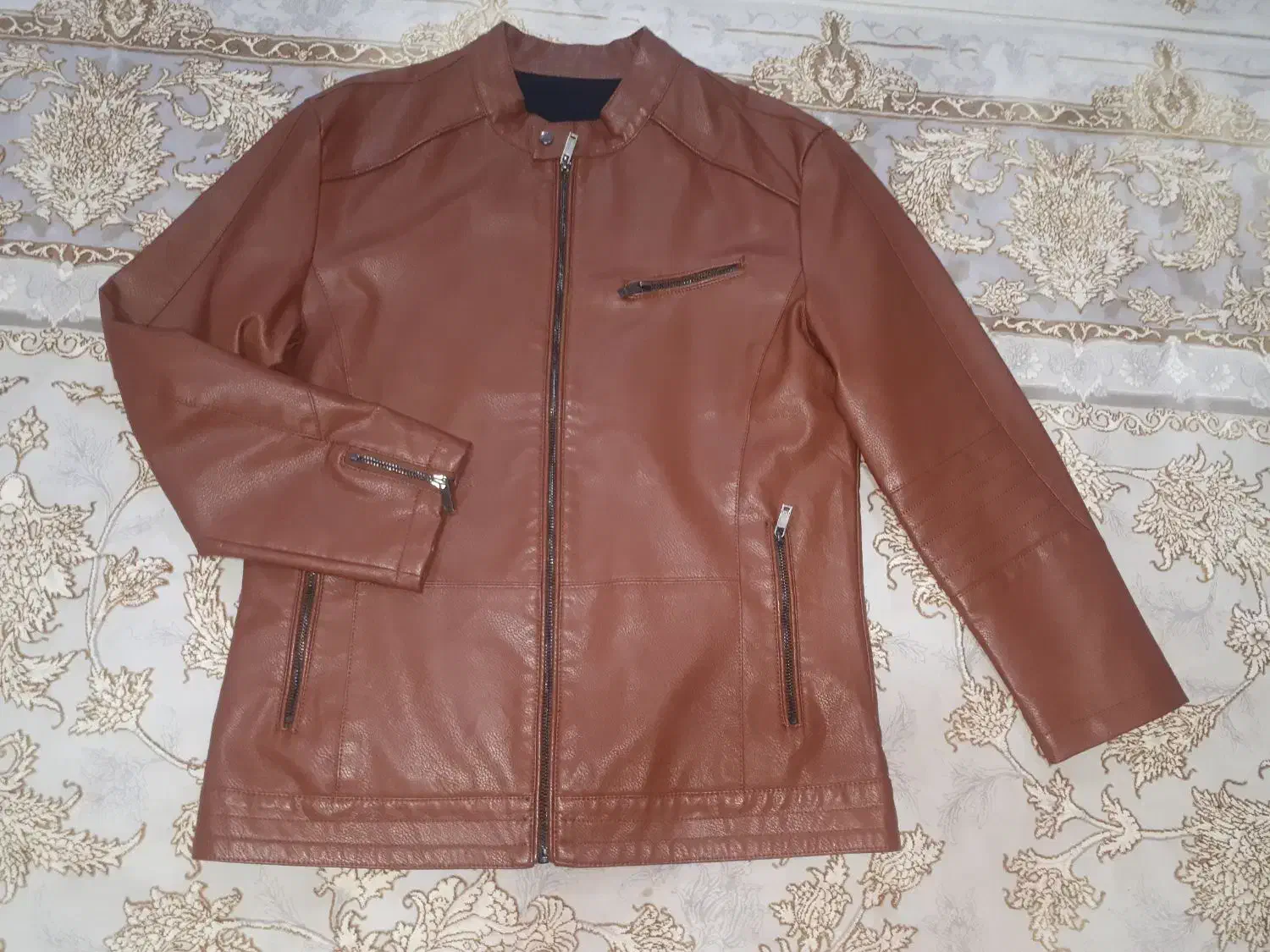 کاپشن چرم اصل نونو|لباس|خمام, |دیوار