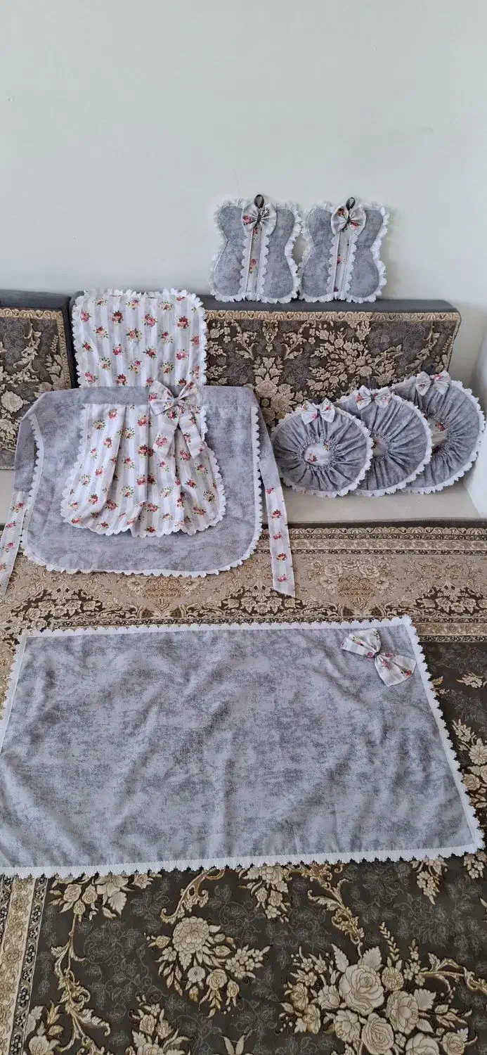 دوخت انواع سرویس آشپزخانه|سفره، حوله، دستمال آشپزخانه|کرمانشاه, |دیوار