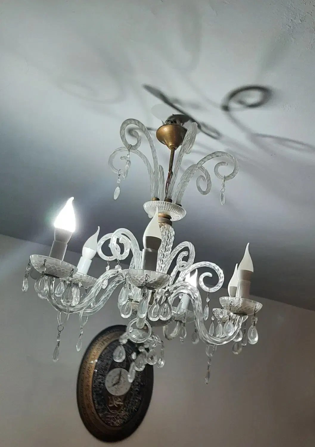 لوستر  کریستالی|لوستر و چراغ آویز|خمین, |دیوار