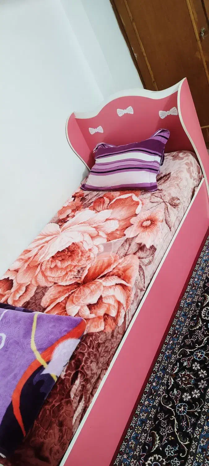 تختخواب تک نفره کودک و نوجوان|تخت و سرویس خواب|بوشهر, |دیوار