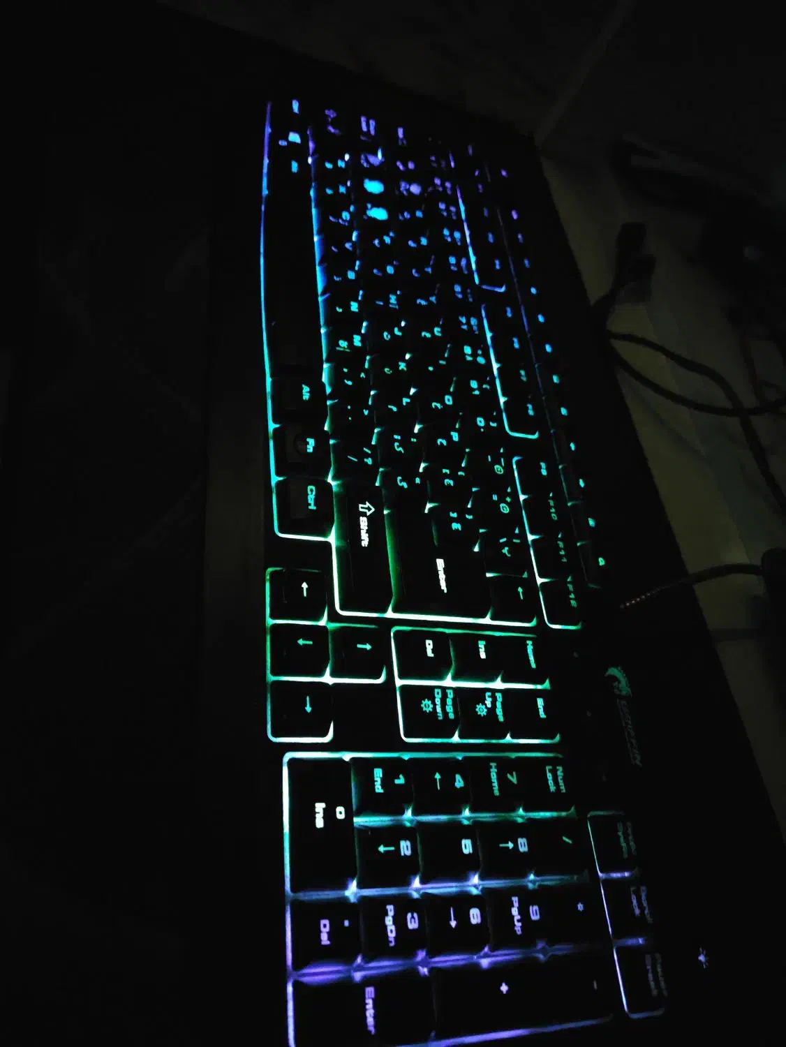 کیبرد gk701 green گریین|قطعات و لوازم جانبی رایانه|مشهد, آزادشهر|دیوار