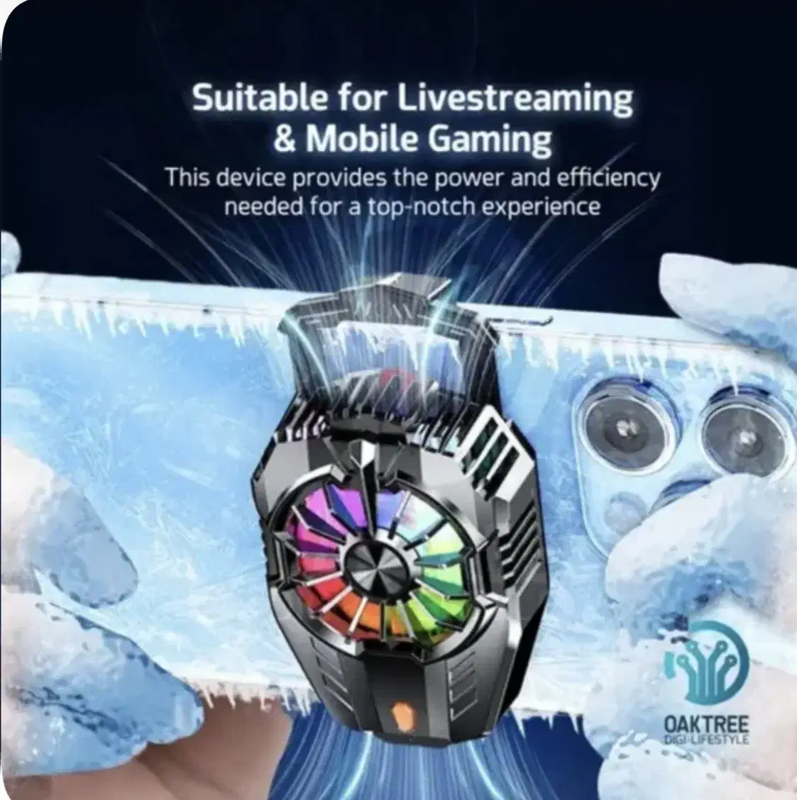 فن خنک کننده رادیاتوری x20 PRO|لوازم جانبی موبایل و تبلت|نقده, |دیوار