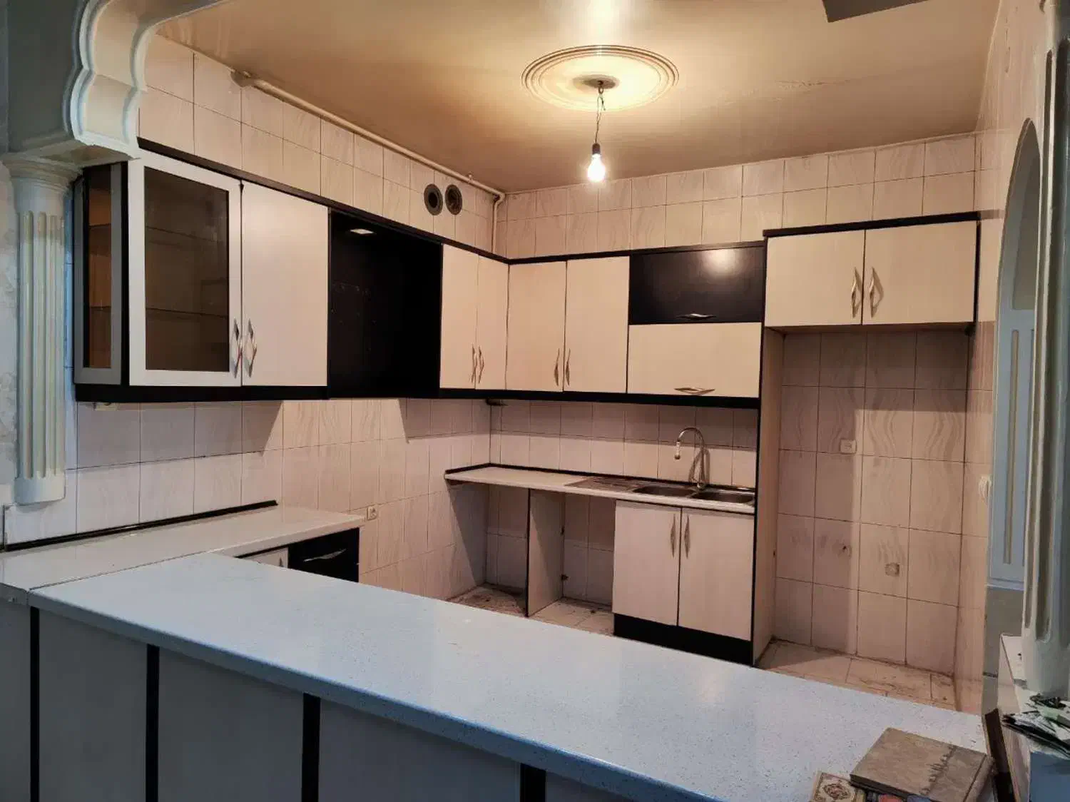 کابینت MDF ام دی اف و فلزی در چوبی و سینگ و شیر|مصالح و تجهیزات ساختمان|تهران, امامت|دیوار