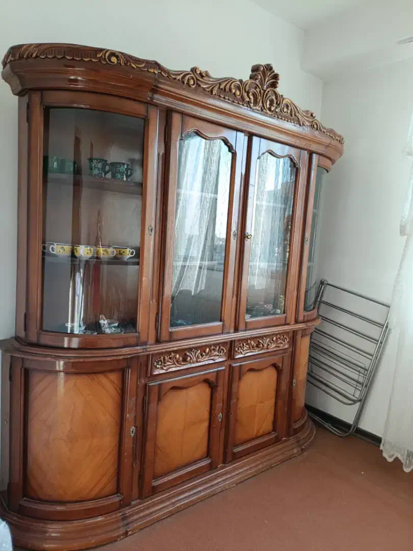 بوفه تمام چوب راش|بوفه، ویترین، کنسول|سهند, |دیوار