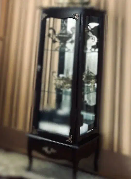 بوفه و ساعت دیواری قهوه ای سوخته|بوفه، ویترین، کنسول|اسلام‌‌آباد غرب, |دیوار