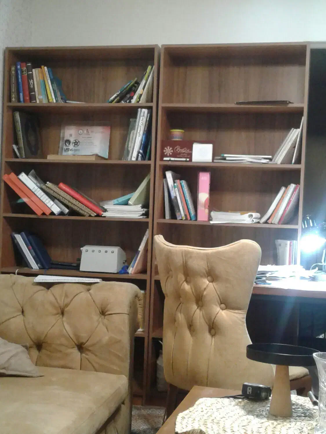 کتابخانه ۲ عدد|کتابخانه، شلف، قفسه‌های دیواری|تهران, مخصوص|دیوار