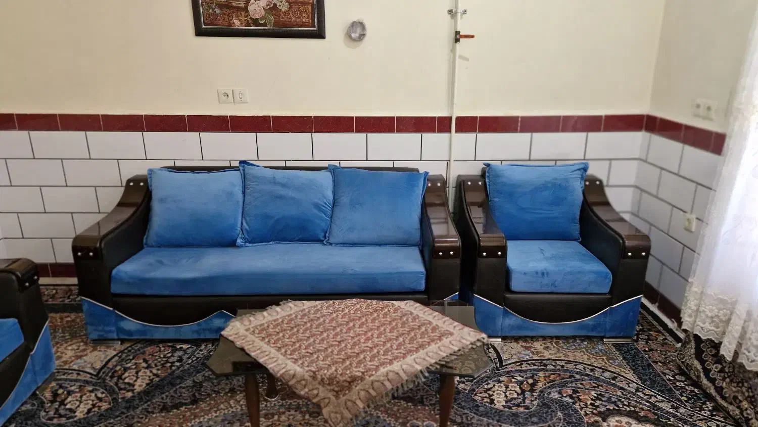 فروش یک دست مبل هفت نفره درحدنو|مبلمان خانگی و میز عسلی|شوشتر, |دیوار