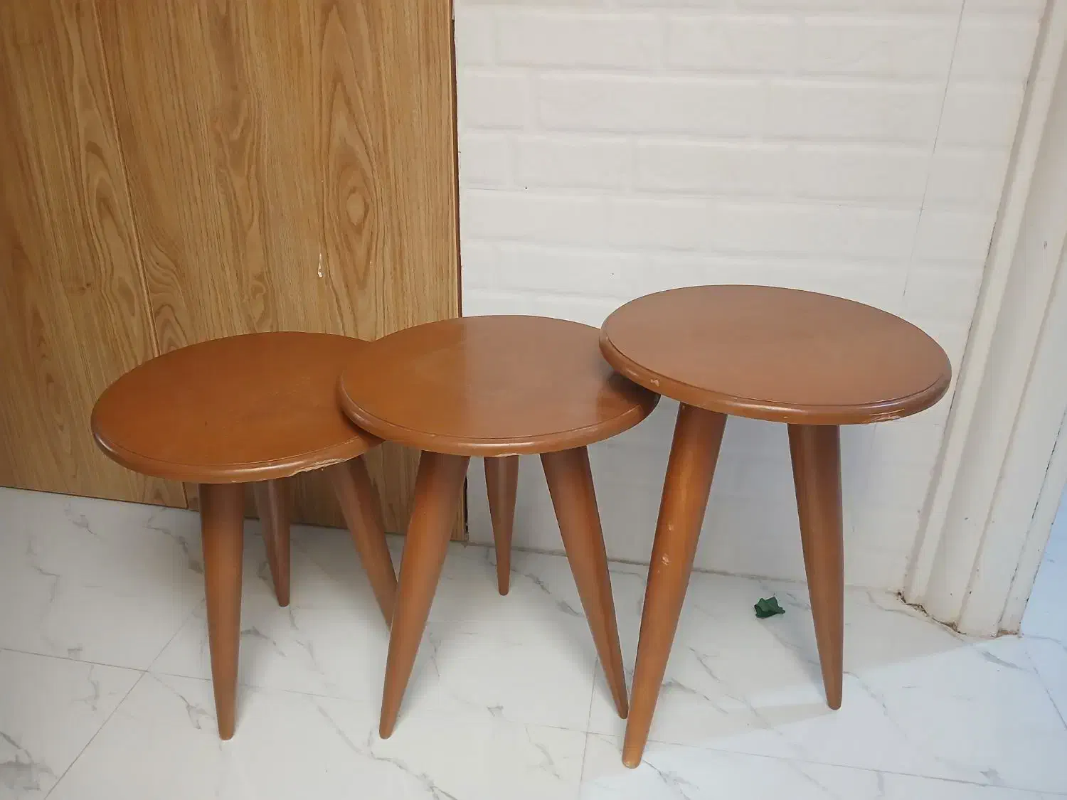 میز عسلی گرد تمام چوب|مبلمان خانگی و میز عسلی|محمدشهر, سیدآباد|دیوار