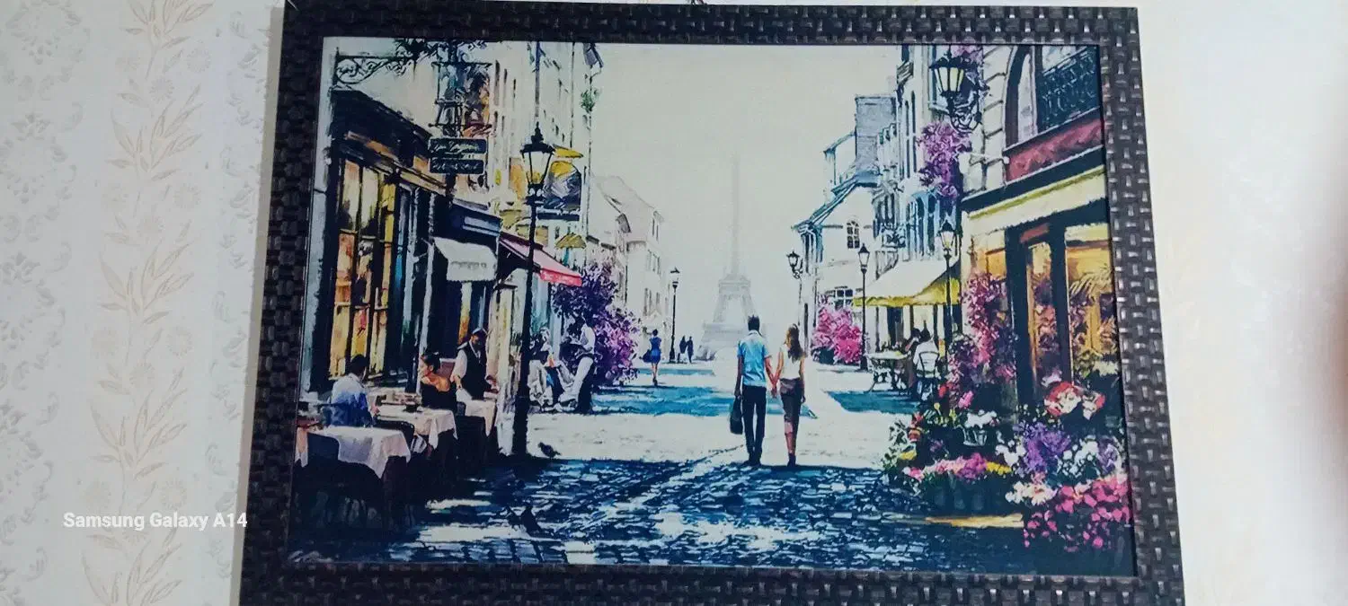 تابلو چراغ دار|تابلو، نقاشی، عکس|چاف و چمخاله, |دیوار