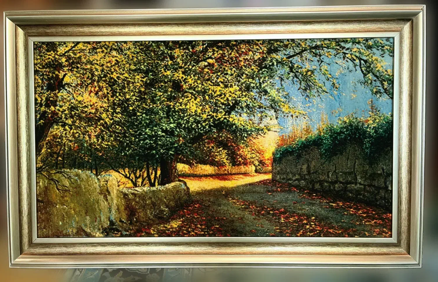 تابلو فرش دستباف قاب شده|تابلو فرش|آستارا, |دیوار