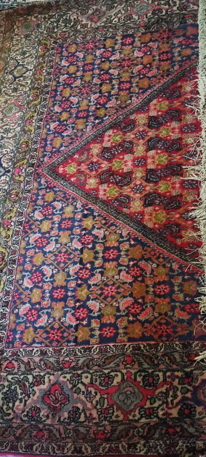 فرش دستبافت(1×2) دومتری قدیمی|فرش|سنندج, |دیوار