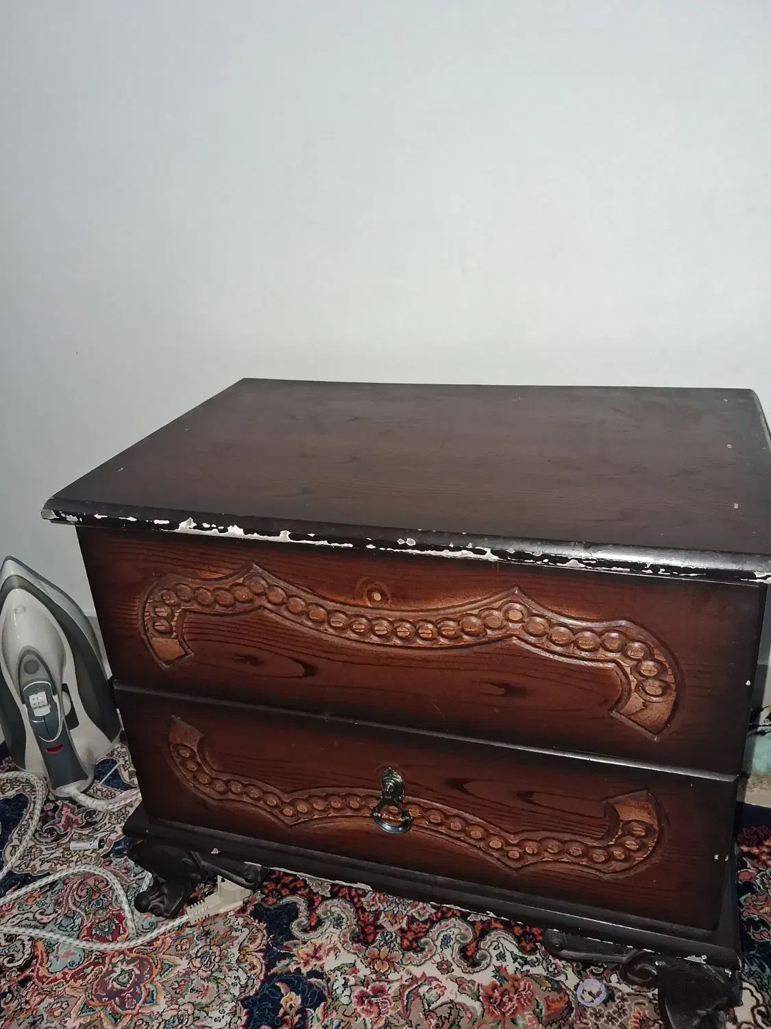 تخت دو نفره با تشک و کمد|تخت و سرویس خواب|چالوس, |دیوار