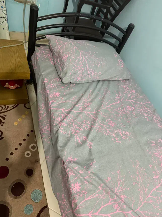 تخت تک نفره همراه با تشک|تخت و سرویس خواب|بندرعباس, |دیوار