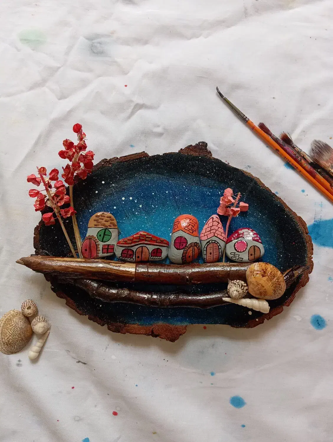 تابلووجاکلیدی سنگ وچوب|تابلو، نقاشی، عکس|بابا حیدر, |دیوار