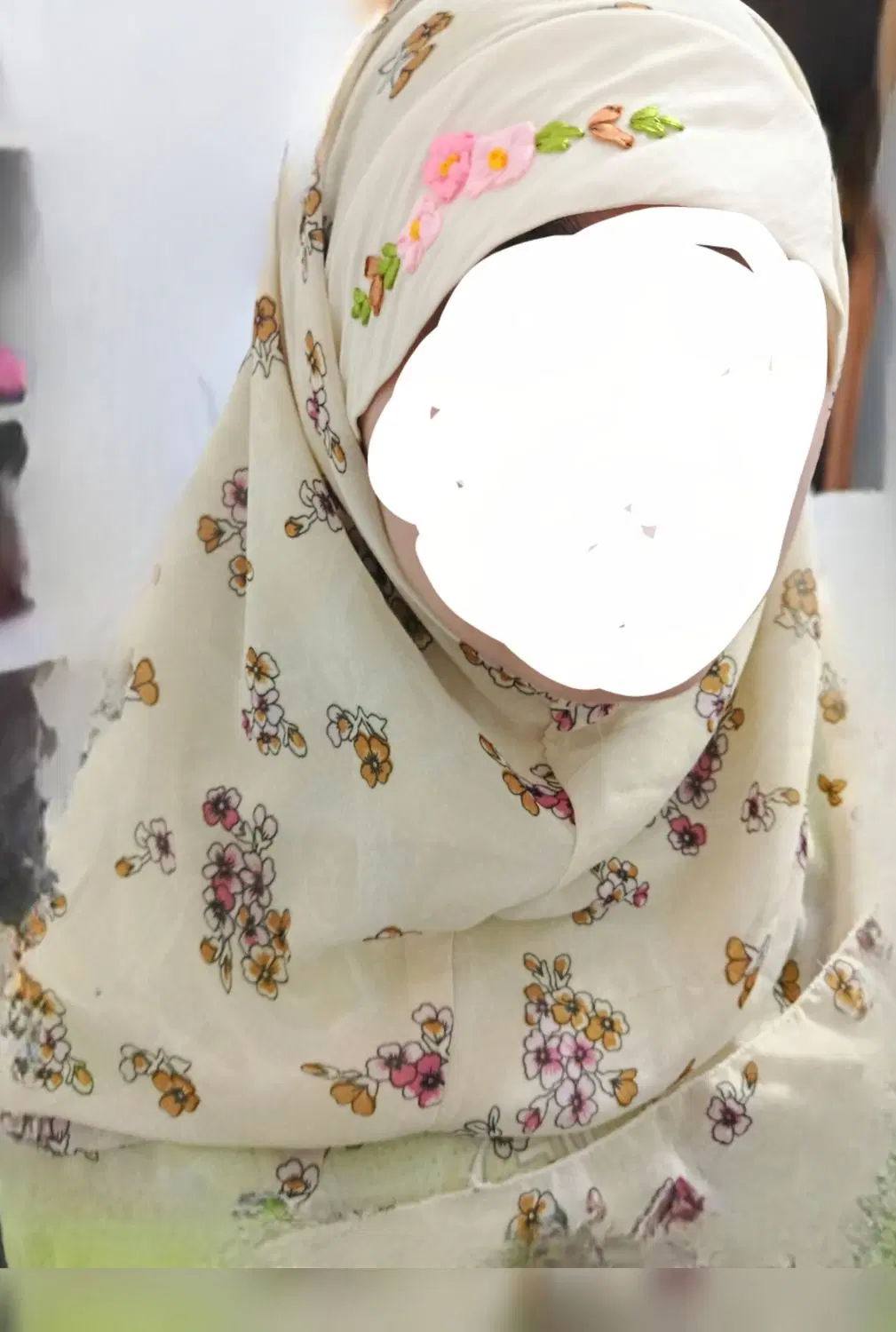 مقنعه|لباس|مشهد, جانباز|دیوار