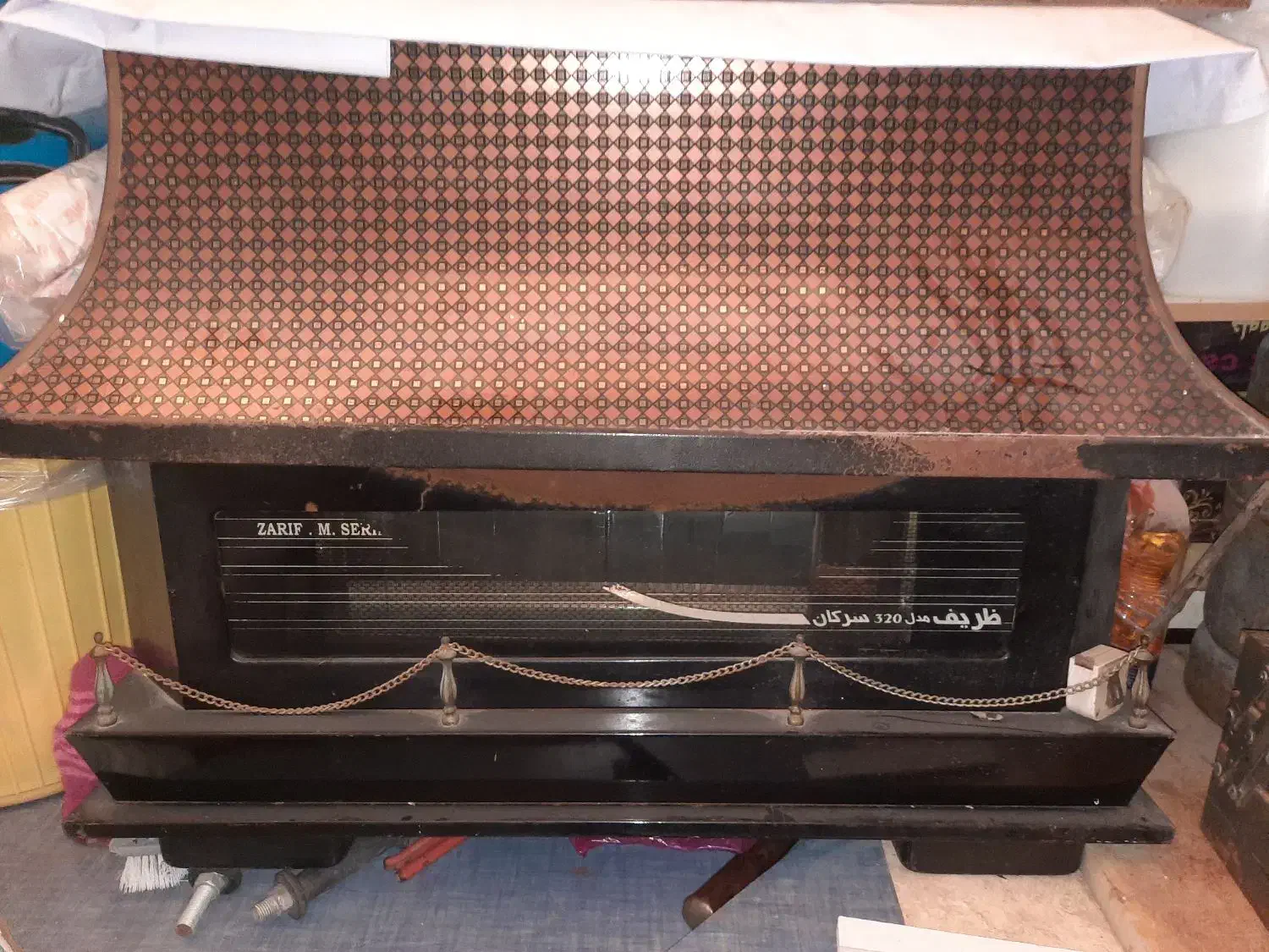 بخاری گازی شومینه ای|بخاری، هیتر، شومینه|محمدشهر, همایون ویلا|دیوار