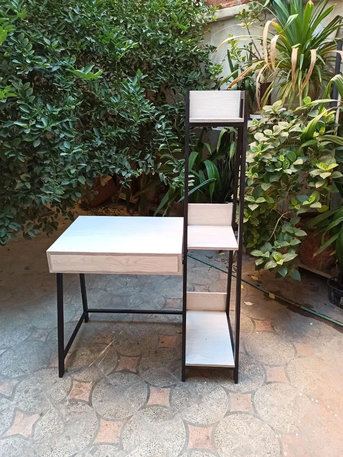 میز تحریر چوب و فلز|میز تحریر و کامپیوتر|بندرعباس, |دیوار