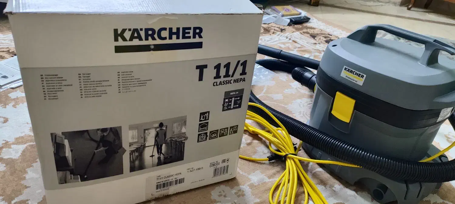 جاروبرقی کرشر مدل T11.1 با فیلتر هپا(HEPA)|جاروبرقی، جارو شارژی، بخارشو|تهران, شهر زیبا|دیوار
