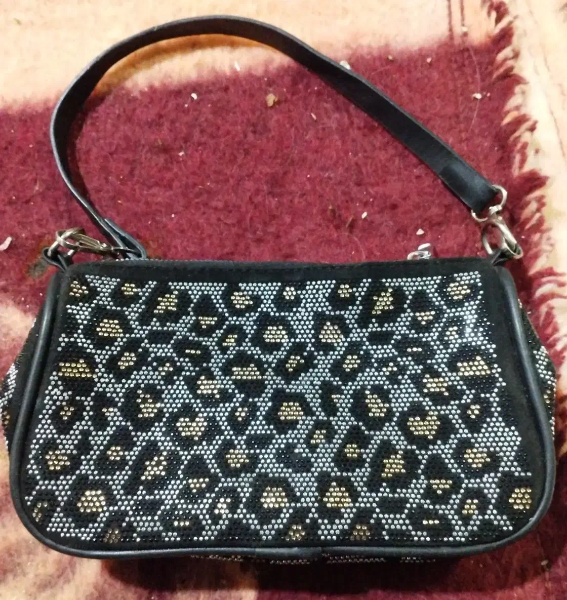 کیف مجلسی تمام نگین کاری جنس عالی باکیفیت|کیف، کفش، کمربند|خمین, |دیوار