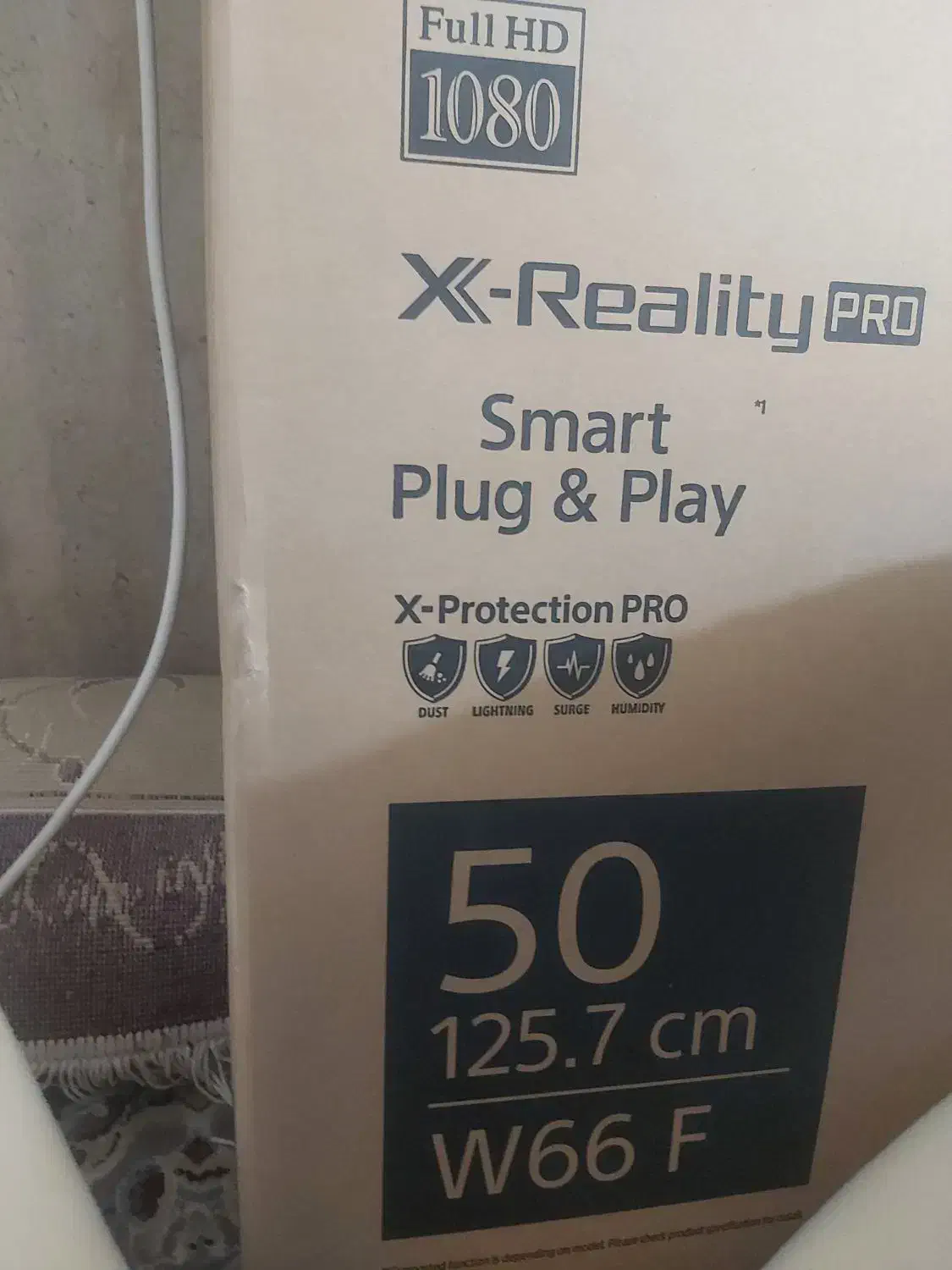 تلوزیون ال سی دی شکسته ۵۰ اینج سونی|تلویزیون و پروژکتور|خورموج, |دیوار