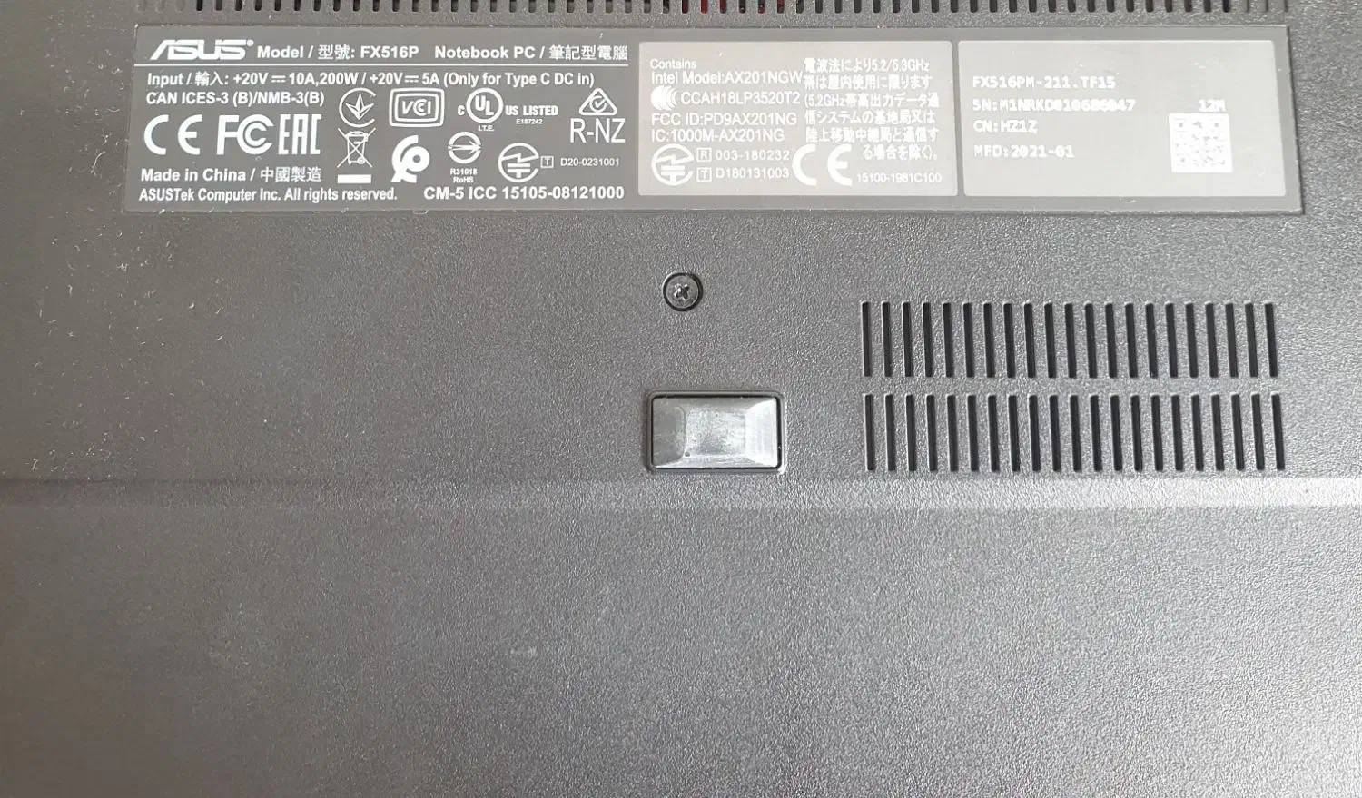 لپ تاپ ایسوس مدل TUF Dash fx516p|رایانه همراه|تهران, مهرآباد جنوبی|دیوار