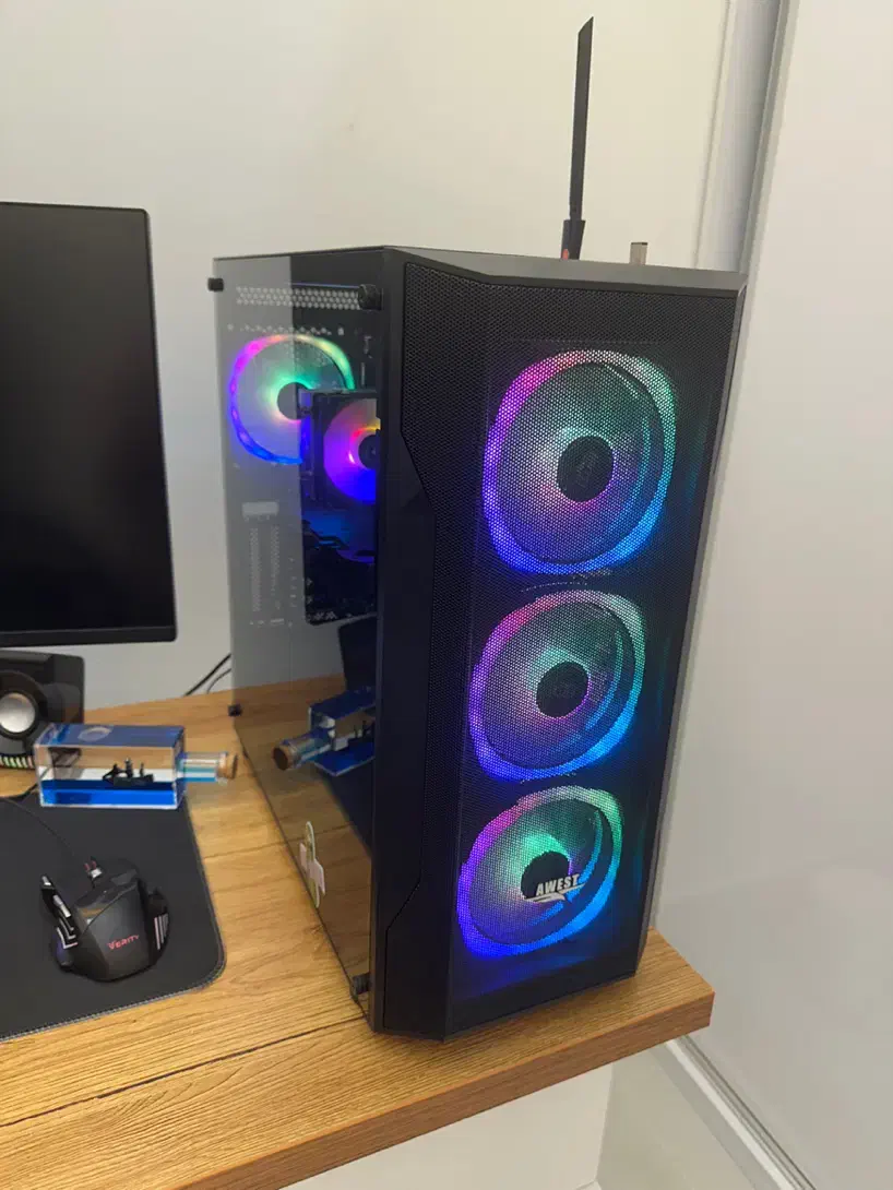 کیس اسمبل شده گیمینگ avset-gt کارت گرافیک ۴۰۶۰|رایانه رومیزی|کیش, |دیوار