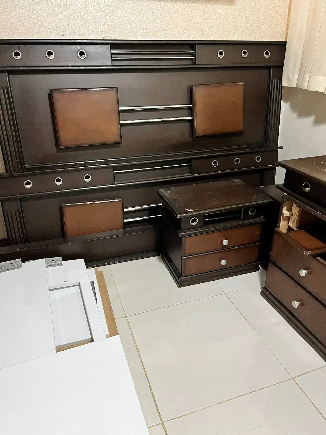 تخت دو نفره کارکرده|تخت و سرویس خواب|سنندج, |دیوار