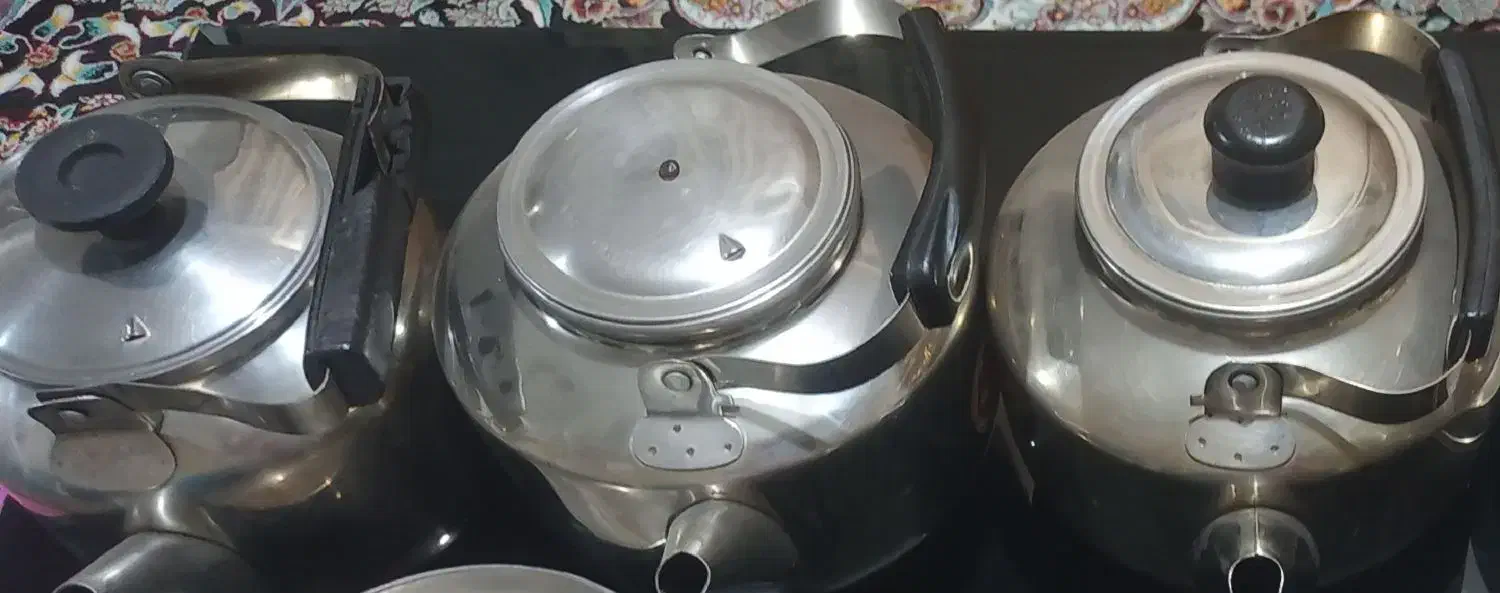 کتری استیل|قوری، کتری، قهوه‌ساز دستی|باقرشهر, |دیوار