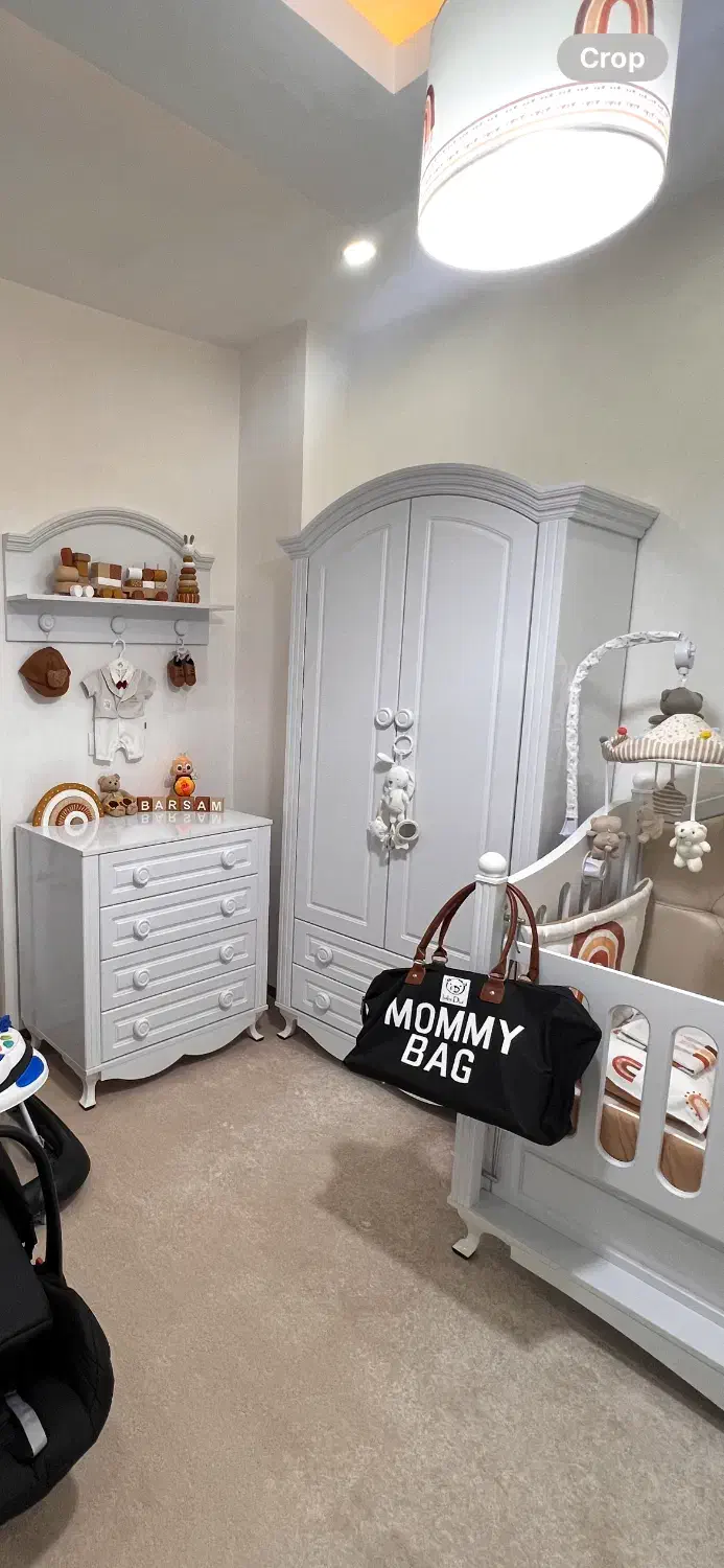 سرویس خواب نوزاد|تخت و صندلی بچه|قرچک, مهدیه|دیوار