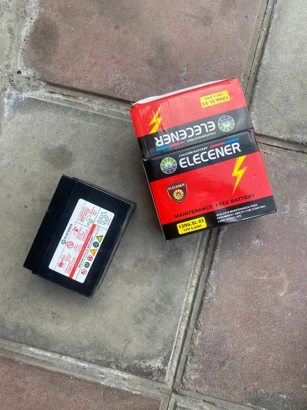 باطری موتور 12ولت ۶/۵ آمپر|قطعات یدکی و لوازم جانبی|هشتگرد, شهرک صنعتی هشتگرد|دیوار