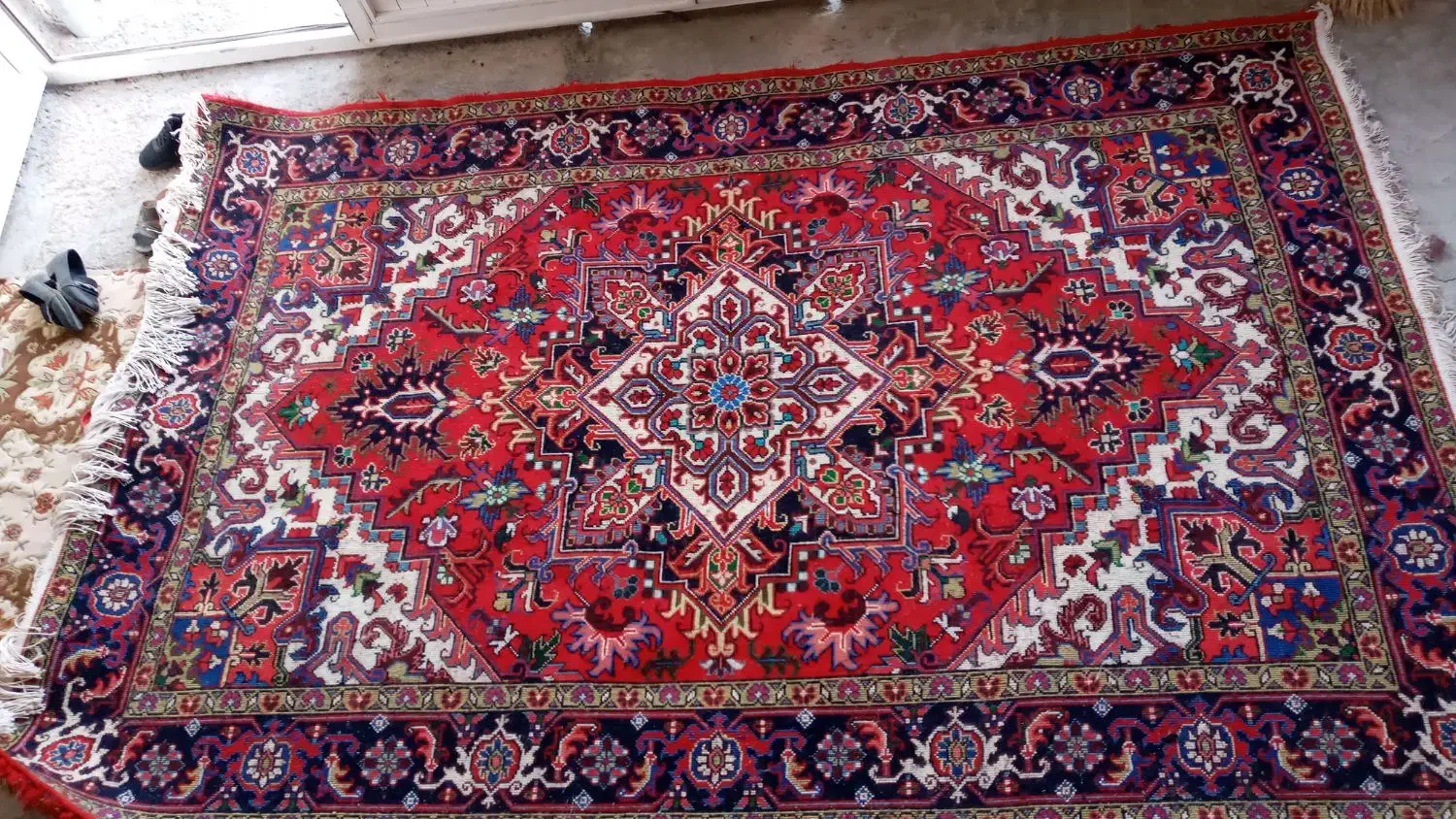 جفت فرش۶متری هریس تاجری|فرش|بستان آباد, |دیوار