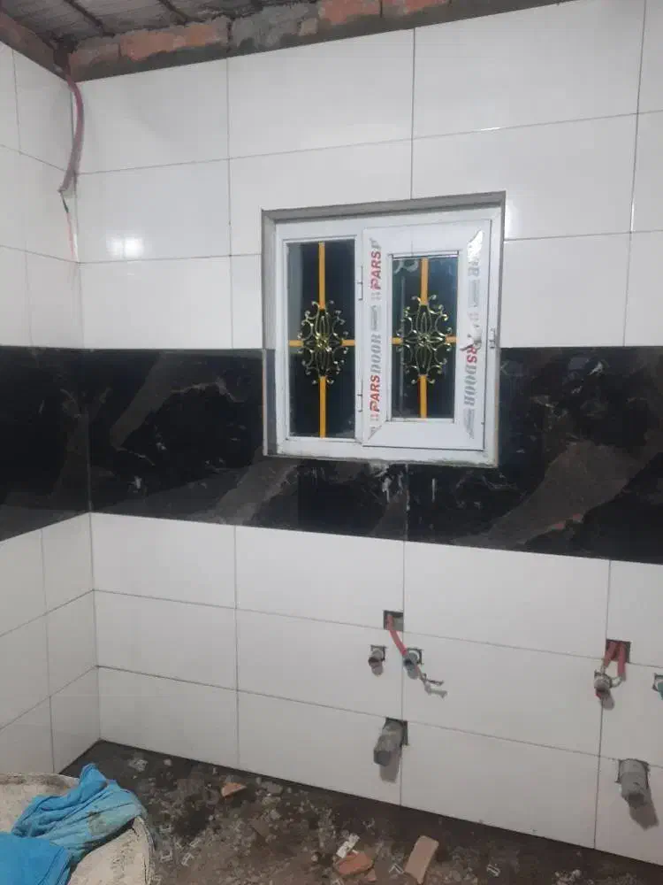 کاشی کاری ونصب سنگ پله|خدمات پیشه و مهارت|بهشهر, |دیوار