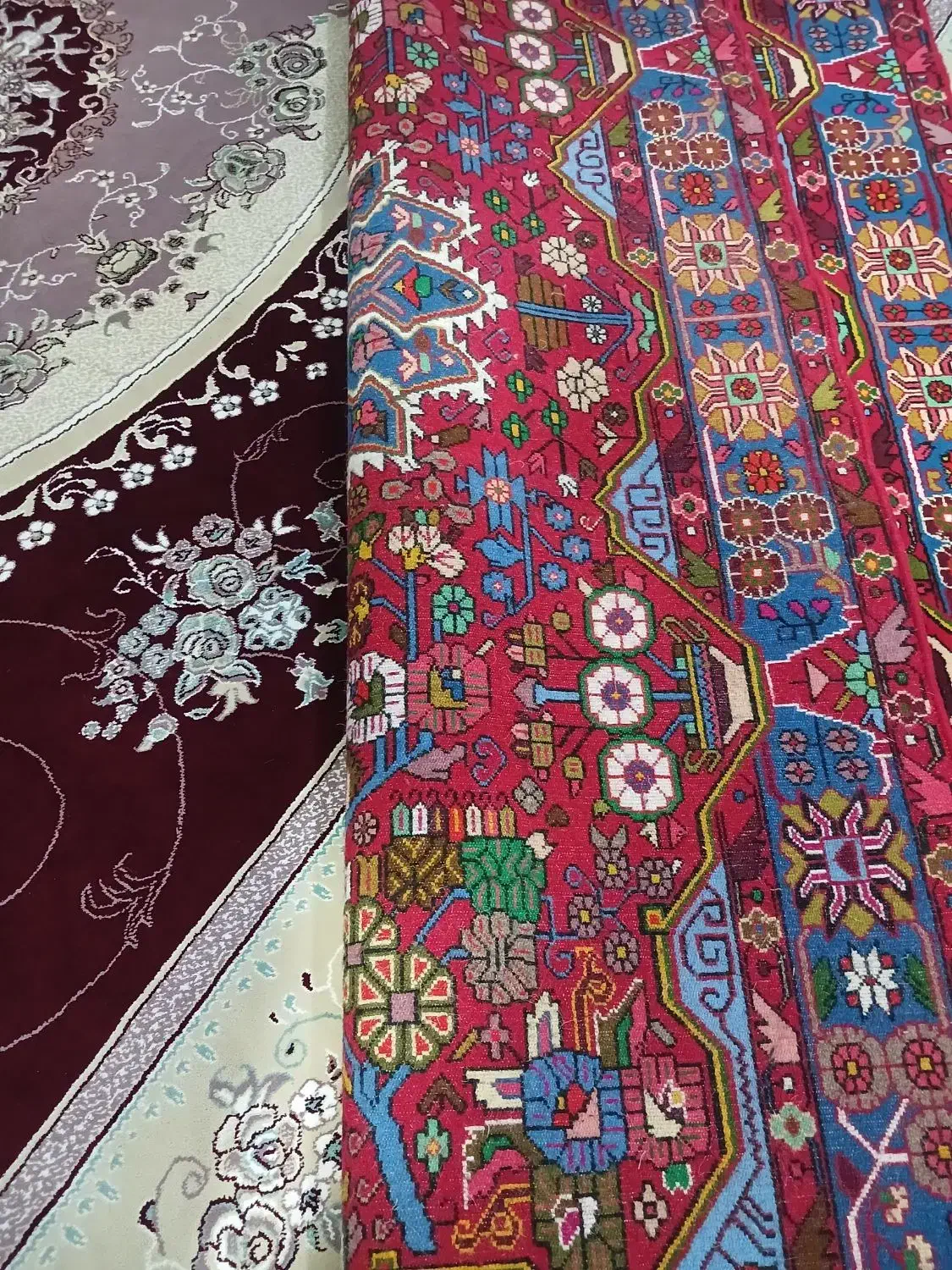 قالی دستبافت|فرش|نهاوند, |دیوار