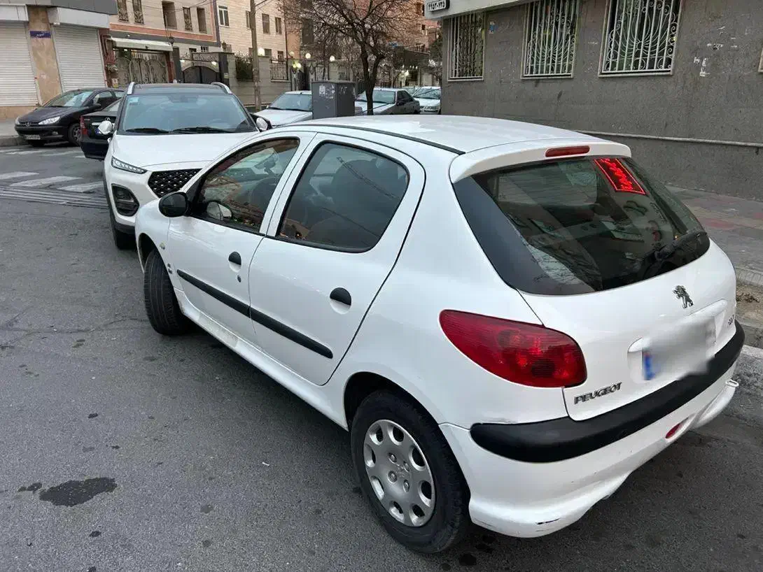 ۲۰۶ تیپ۲ سفید|خودرو سواری و وانت|تهران, باشگاه نفت|دیوار