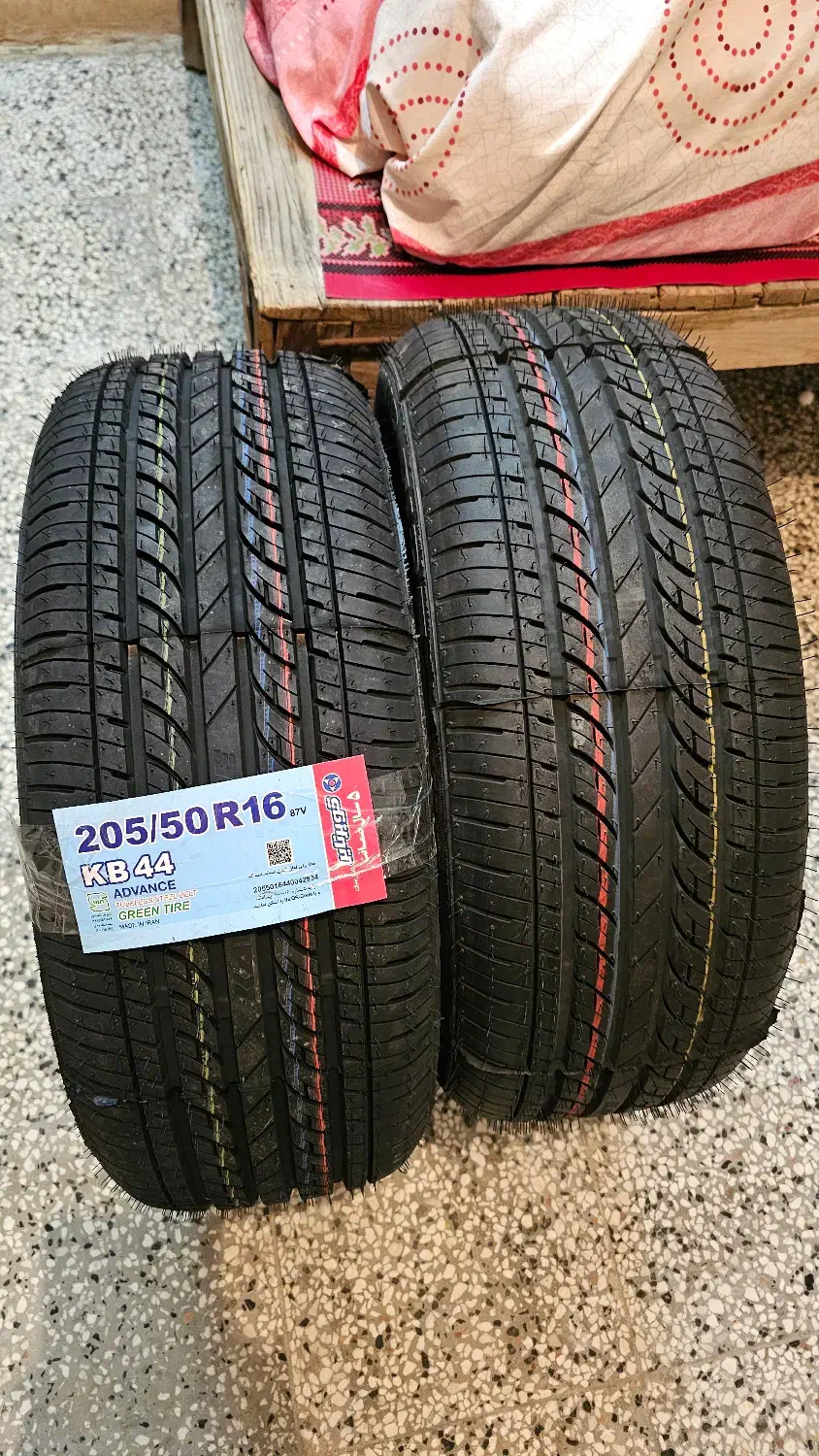 فروش دو حلقه لاستیک کویر سایز 205/50/16|قطعات یدکی و لوازم جانبی|مشهد, فلسطین|دیوار