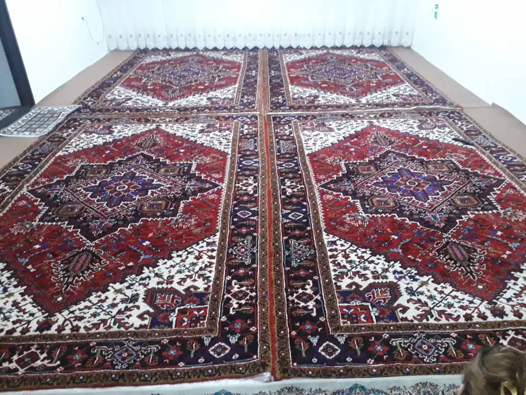 چهار عدد فرش دستباف مهربان شش متری|فرش|جلفا, |دیوار