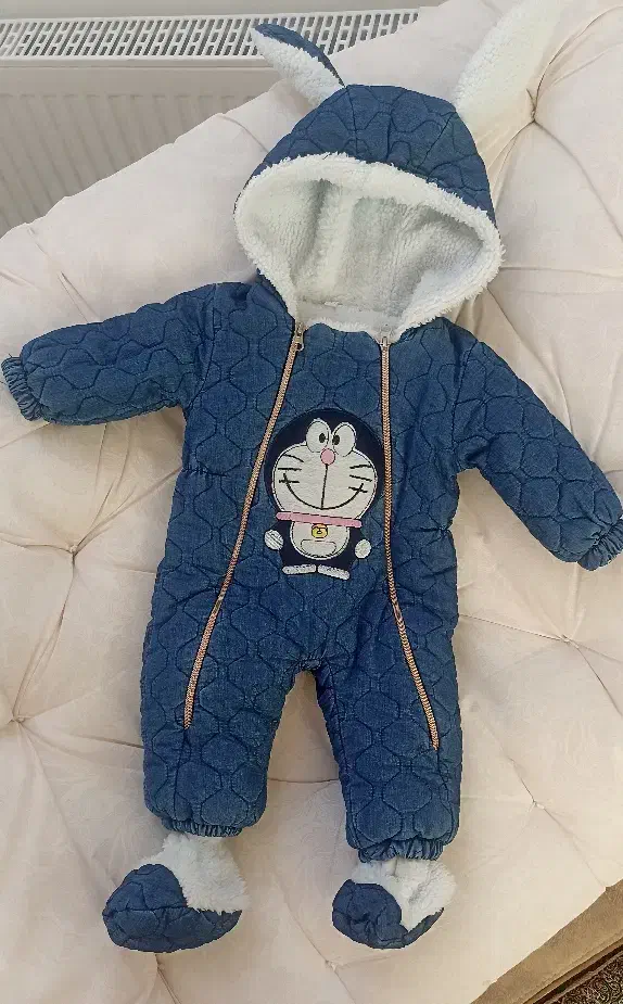 کاپشن سرهمی داخل خز همراه پاپوش|کفش و لباس بچه|اردکان, |دیوار