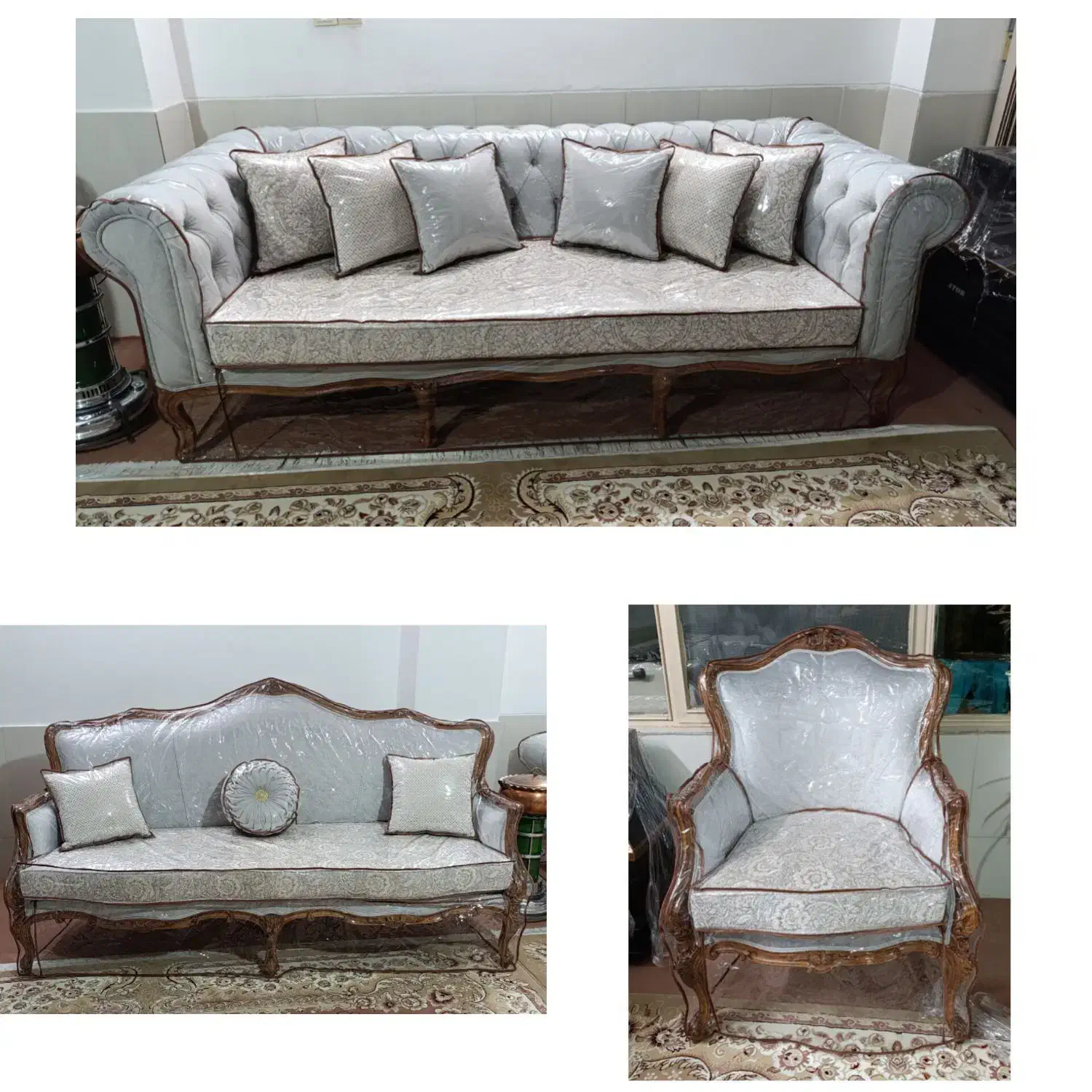 کاور مبل سی گل|مبلمان خانگی و میز عسلی|اصفهان, رهنان|دیوار