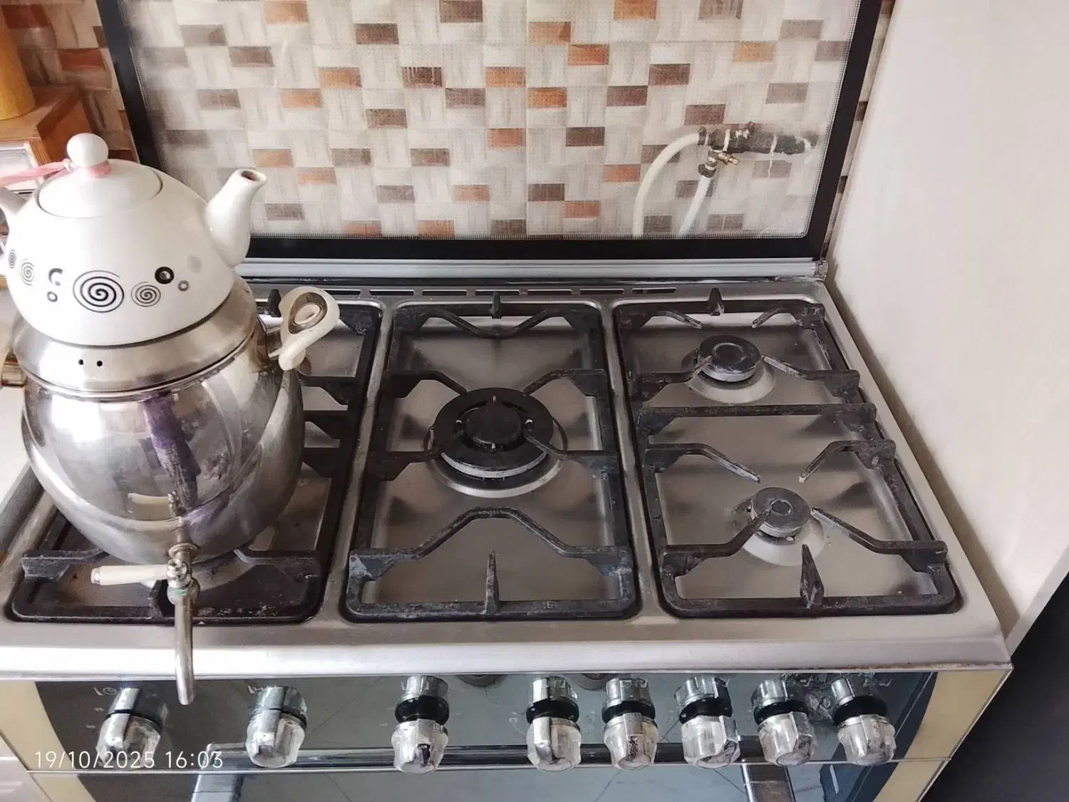 گاز فر روبینا سه جوجه گردان استیل|اجاق گاز و لوازم برقی پختوپز|قدس, شهرک فرزان|دیوار