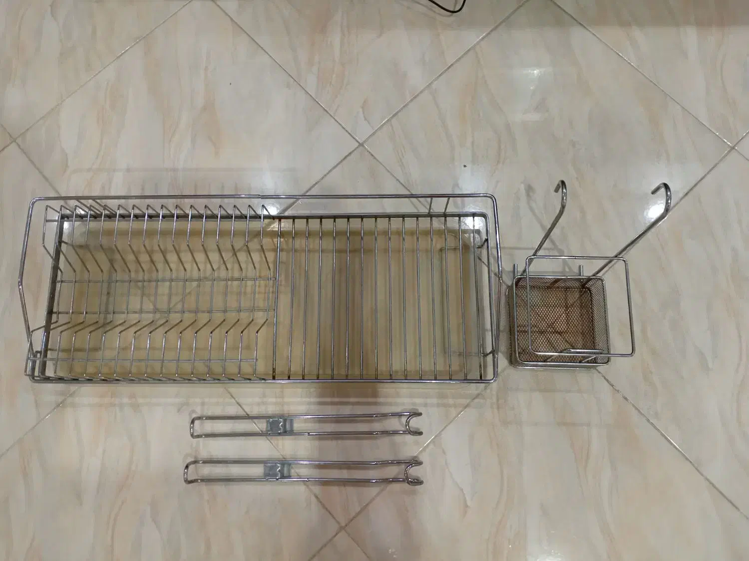 آبچکون آویز  کنار سینک و جا قاشقی|آب‌چکان و نظم‌دهنده ظروف|تهران, سلسبیل شمالی|دیوار