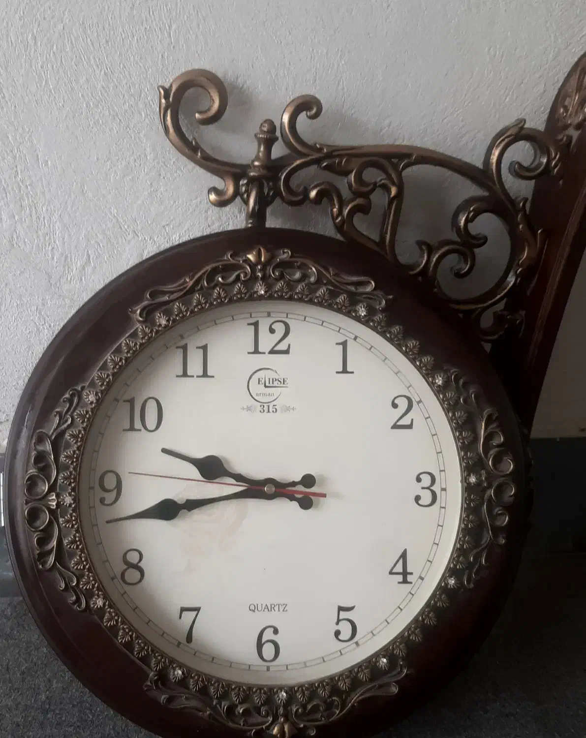 ساعت دیواری دو طرفه شیک|ساعت دیواری و تزئینی|گنبد کاووس, |دیوار