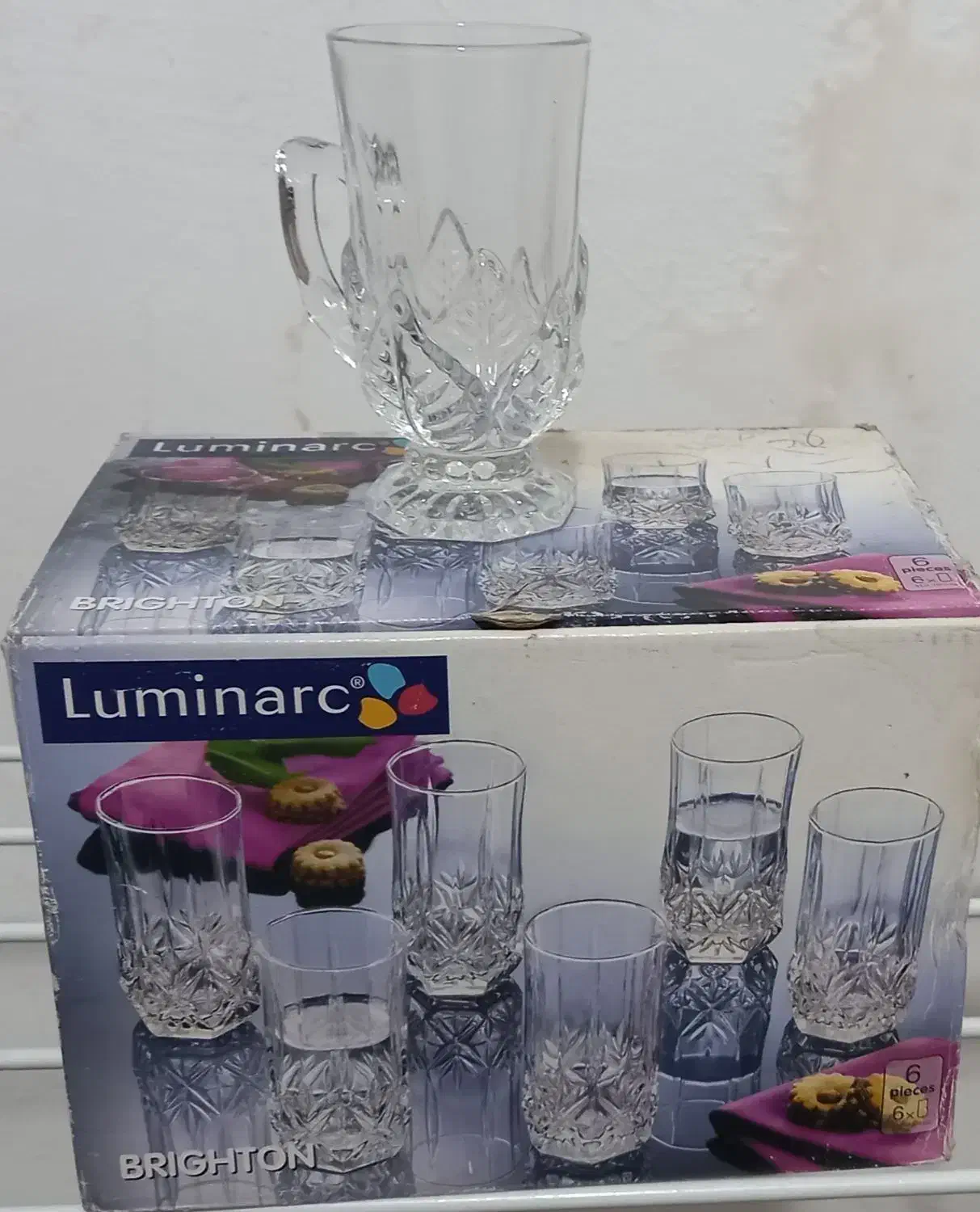 استکان چای خوری ۶ تا|ظروف سرو و پذیرایی|بابل, |دیوار